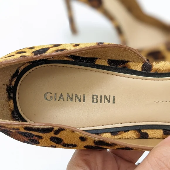 NWOT Gianni bini cheetah heels - Picture 14 of 16